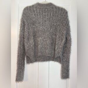 Candie's Soft Gray Fuzzy Sweater